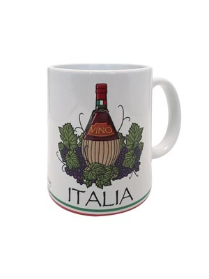 Mug ceramica Fiasco vino (art. 1082L13D00107)