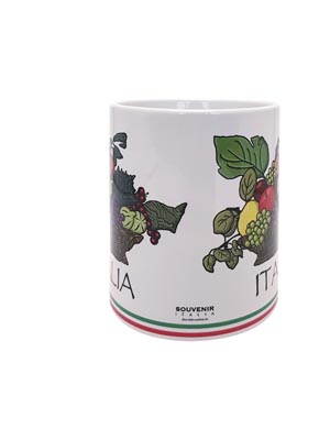 Mug ceramica Icona Cesto Caravaggio (art. 1082L13D00109)