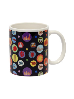 Mug ceramica Icone Texture (art. 1082L13D00111)