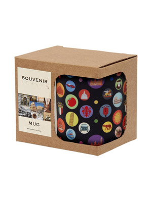 Mug ceramica Icone Texture (art. 1082L13D00111)