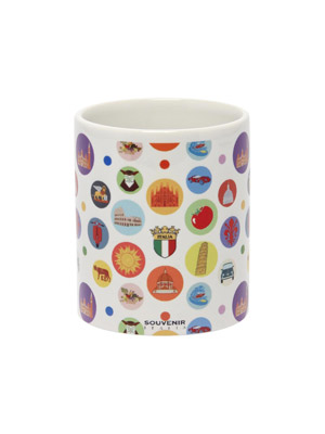 Mug ceramica Icone Texture (art. 1082L13D00112)
