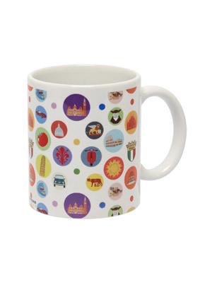 Mug ceramica Icone Texture (art. 1082L13D00112)