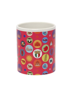 Mug ceramica Icone Texture (art. 1082L13D00113)