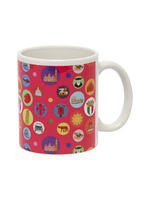 Mug ceramica Icone Texture (art. 1082L13D00113)