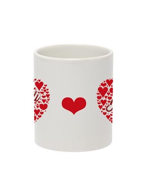 Mug ceramica Cuore Napoli  (art. 1082L13D007)