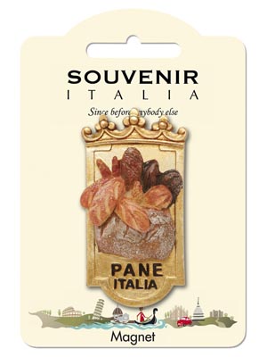 Magnete resina Scudo Pane Italy (art. 1134L24D00119)