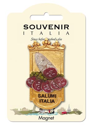 Magnete resina Scudo Salumi Italy (art. 1134L24D00120)