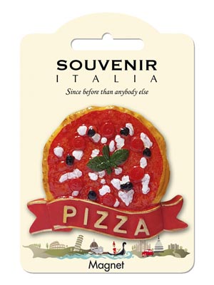 Magnete resina Tovaglietta Pizza Italy (art. 1134L24D00126)