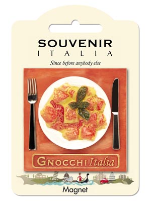 Magnete resina Tovaglietta Gnocchi (art. 1134L24D00130)