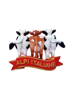 Magnete resina Mucche Alpi  (art. 1134L24D00152)