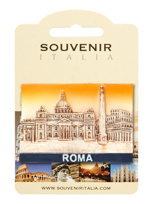 Magnete resina San Pietro Roma (art. 1134L24D00303)