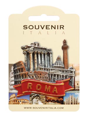 Magnete resina Mix Monumenti Roma  (art. 1134L24D00316)