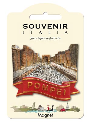 Magnete resina Pompei Strada (art. 1134L24D00707)