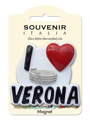 Magnete resina I Love Verona  (art. 1134L24D01106)
