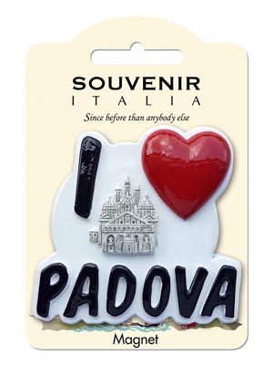 Magnete resina I Love Padova  (art. 1134L24D01303)