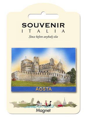 Magnete resina Castello di Fenis Val d