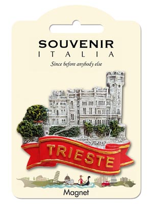 Magnete resina Castello Trieste (art. 1134L24D04202)