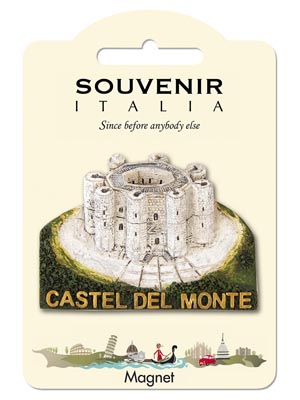 Magnete resina Castel del Monte Puglia  (art. 1134L24D05802)