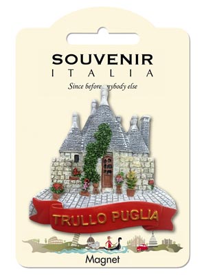 Magnete resina Trulli Puglia (art. 1134L24D05805)