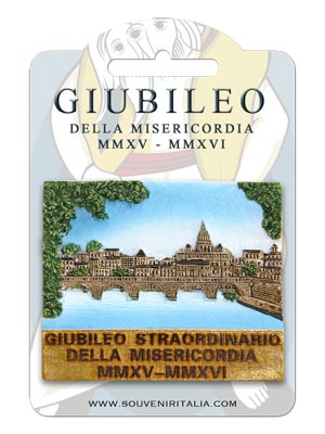 Magnete resina Ponte Tevere Giubileo (art. 1134L2703)