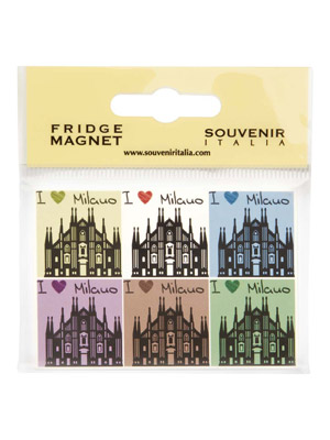 Magnete flag Icone Duomo Milano (art. 1135L16D00201)