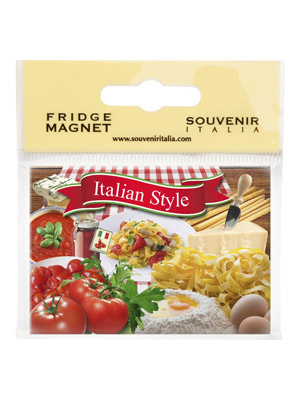 Magnete flag Italian Style Pasta  (art. 1135L17D00108)