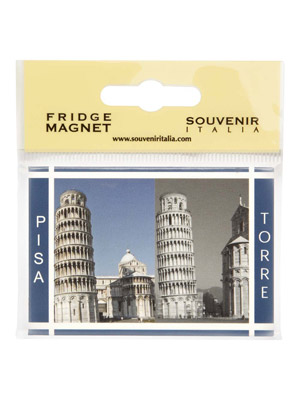Magnete flag Torre di Pisa  (art. 1135L17D00601)
