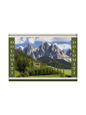 Magnete flag Cime Baita Dolomiti  (art. 1135L17D01501)