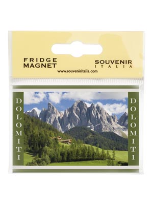 Magnete flag Cime Baita Dolomiti  (art. 1135L17D01501)