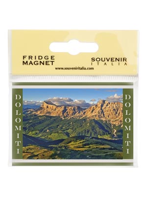 Magnete flag Veduta Dolomiti  (art. 1135L17D01502)