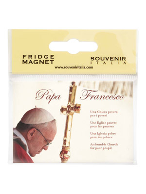 Magnete flag Papa Preghiera Vaticano (art. 1135L2703)