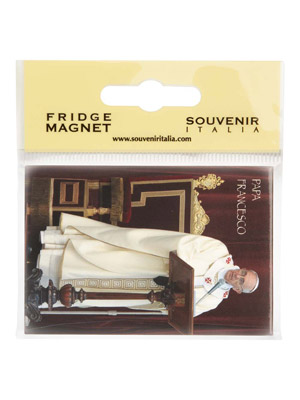 Magnete flag Papa Leggio Vaticano (art. 1135L2707)