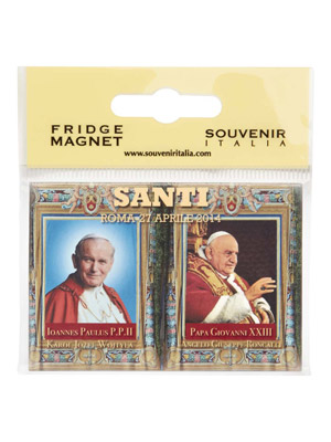 Magnete flag Wojtyla Roncalli Vaticano (art. 1135L2712)