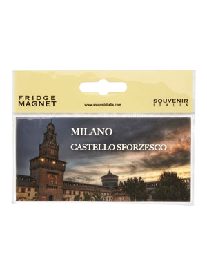Magnete flag panoramico Castello Milano (art. 1138L17D00207)