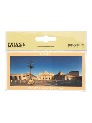 Magnete flag panoramico Piazza San Pietro Roma (art. 1138L17D00303)