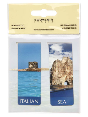 Magnete set 2 segnalibro Mix Mare Italy (art. 1139L17D00102)