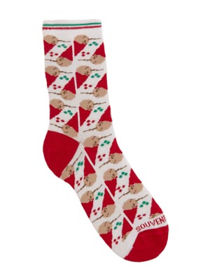 Calza bambino Pinocchio Texture Bianca (art. 142L3301)