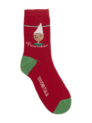 Calza bambino Testa Pinocchio (art. 142L3305)