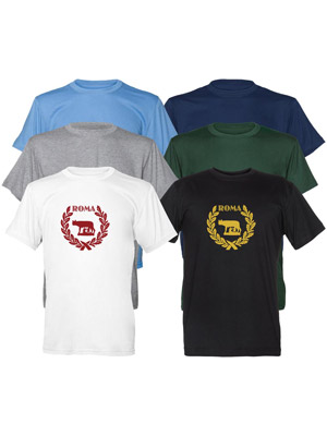 T-shirt unisex Cotone Lupa Roma (art. 153CL19D003)