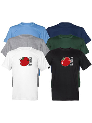 T-shirt unisex Cotone Pomodoro Italy  (art. 153CL29D001)