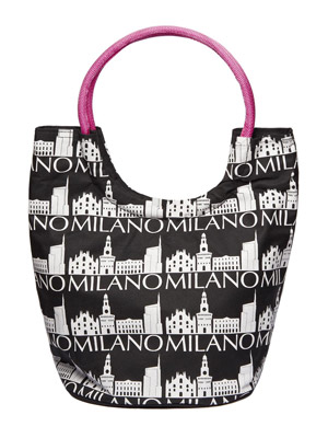 Borsa Basket Nero Skyline Milano  (art. 3006NBPL06D002)