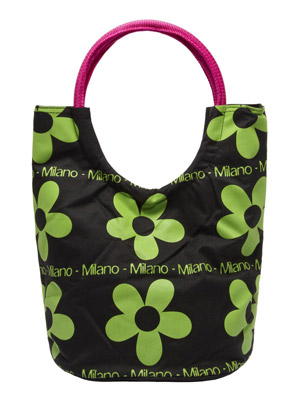 Borsa Basket Nero Fiore Milano  (art. 3006NVPL14D002)