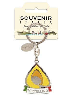 Portachiavi metallo Tortellino Bologna (art. 9931PCBO005)