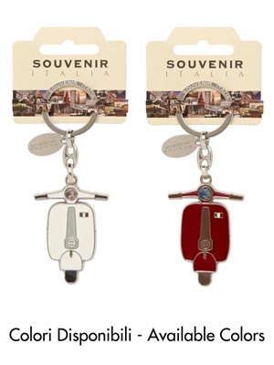 Portachiavi metallo Scooter Italy       (art. 9931PCITA001)