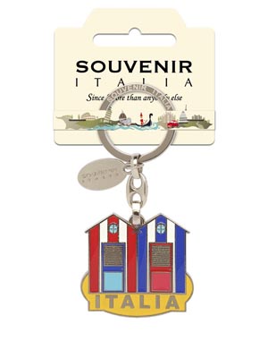 Portachiavi metallo Cabine Mare Italia (art. 9931PCITA026)