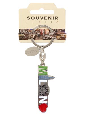 Portachiavi Scritta Milano  (art. 9931PCMI002)
