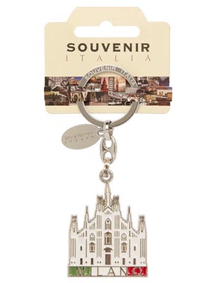 Portachiavi Duomo scontornato Milano (art. 9931PCMI009)