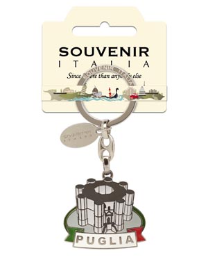 Portachiavi metallo Castel del Monte (art. 9931PCPU002)