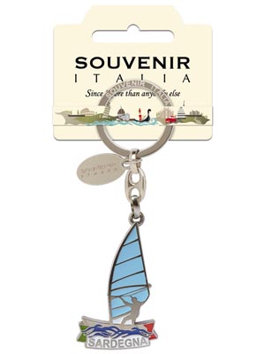 Portachiavi metallo Surf Sardegna (art. 9931PCSAR007)