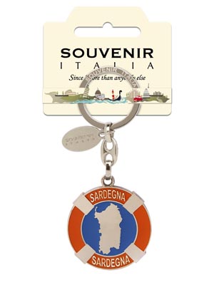 Portachiavi metallo Salvagente Sardegna (art. 9931PCSAR008)